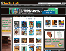 Tablet Screenshot of busybeearcade.com